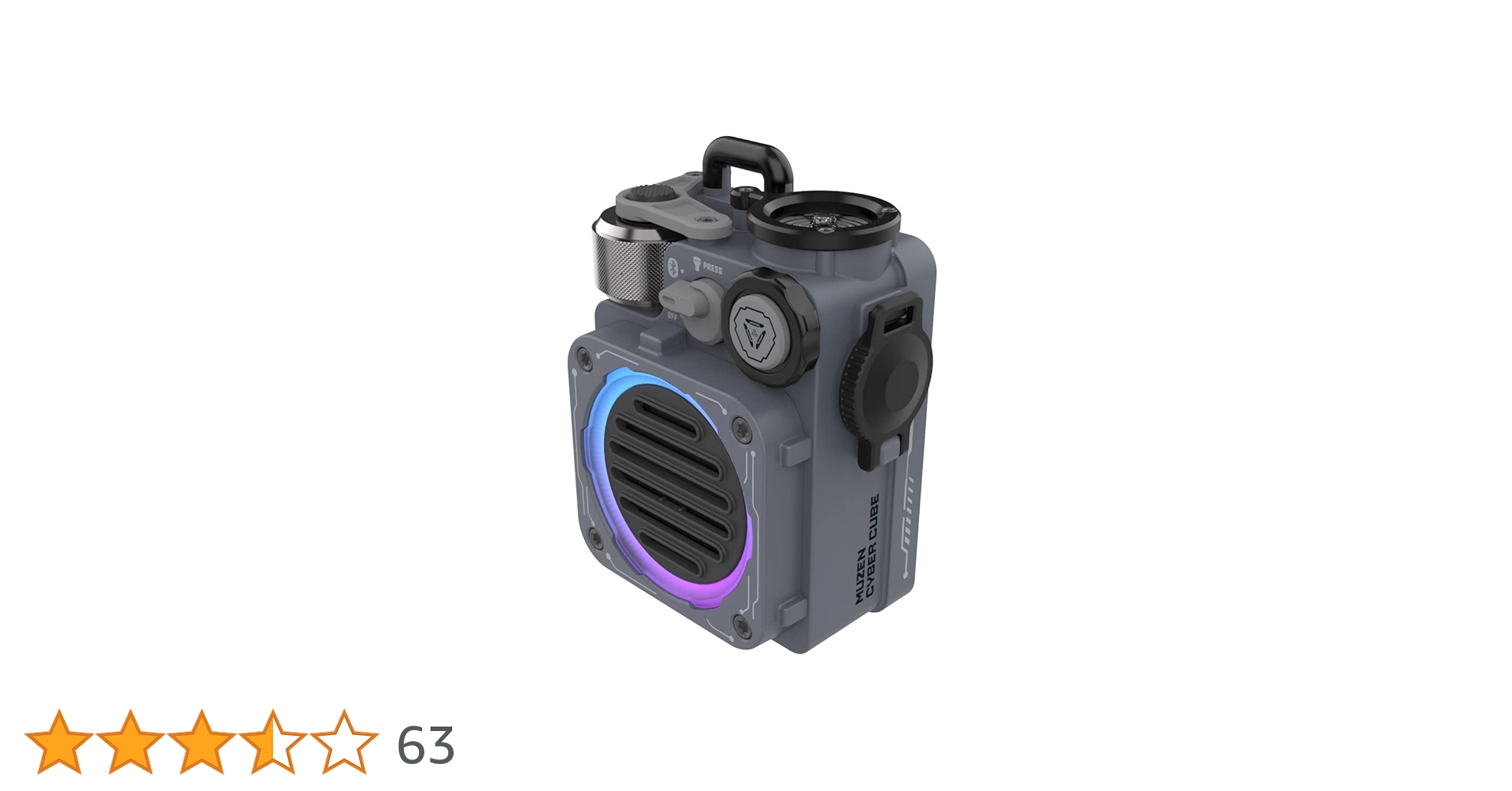 MUZEN CYBER CUBE ポータブルBluetoothスピーカー Amazon.co.jp: MUZEN CYBERCUBE ブルートゥーススピーカー